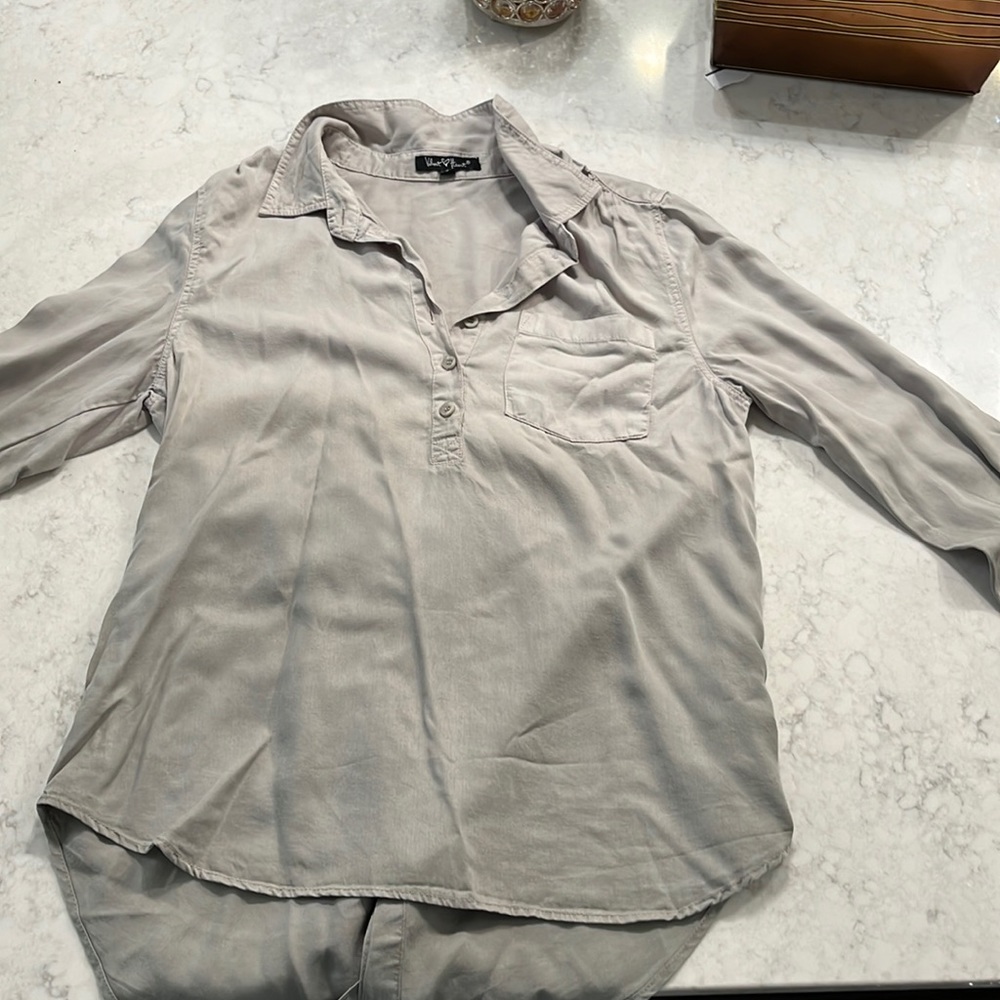 Velvet heart women’s washed out long sleeve shirt